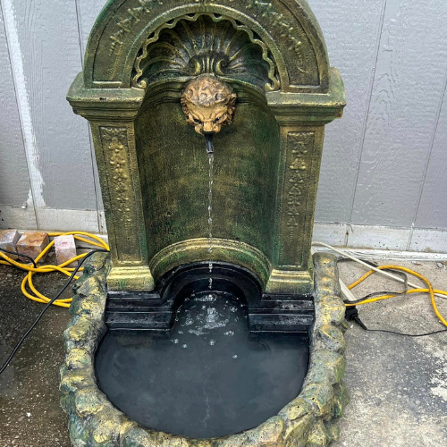 Concrete fountain