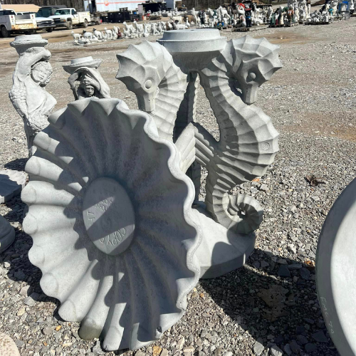 Concrete statue