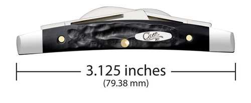 Case Jigged Rough Black® Synthetic Small Congress