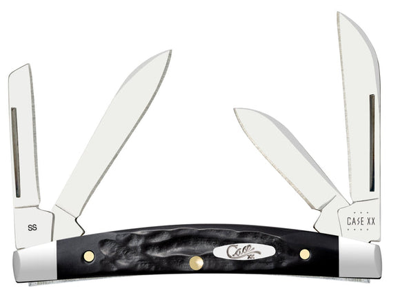 Case Jigged Rough Black® Synthetic Small Congress